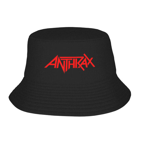 Anthrax Red Logo Breathable Outdoor Bucket Hat