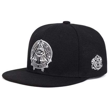 Eye of God Flat Edge Mesh Baseball Cap