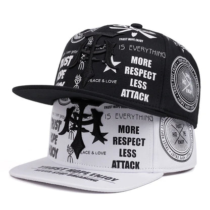 Fashion Gothic Embroidered Hip Hop Snapback Cap