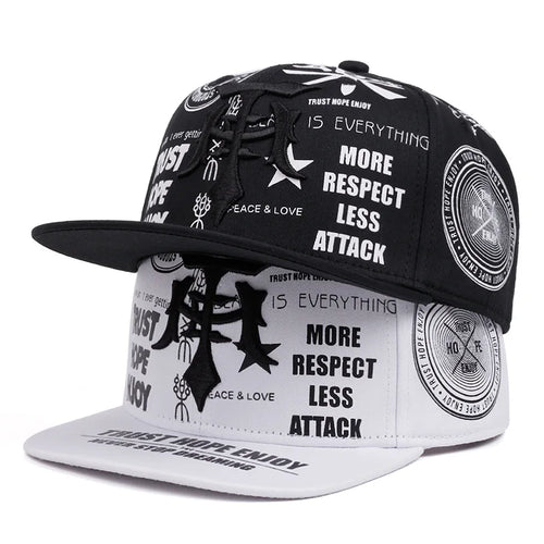 Fashion Gothic Embroidered Hip Hop Snapback Cap