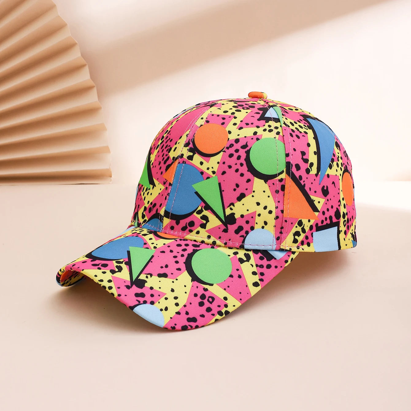 Unisex Colorful Geometric Graffiti Baseball Cap