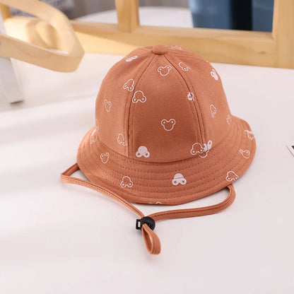 Cute Cartoon UV Protection Baby Bucket Hat