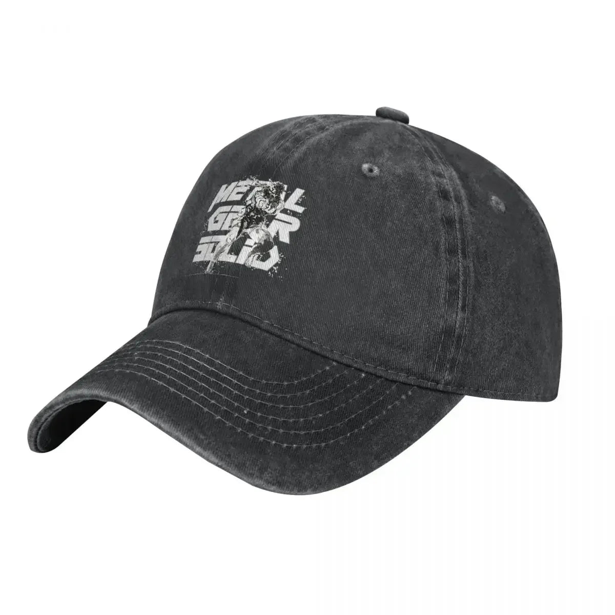 Metal Gear Solid Distressed Washed Baseball Cap