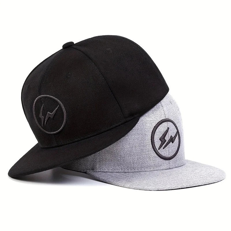 Unisex Little Lightning Embroidery Hip-hop Hats