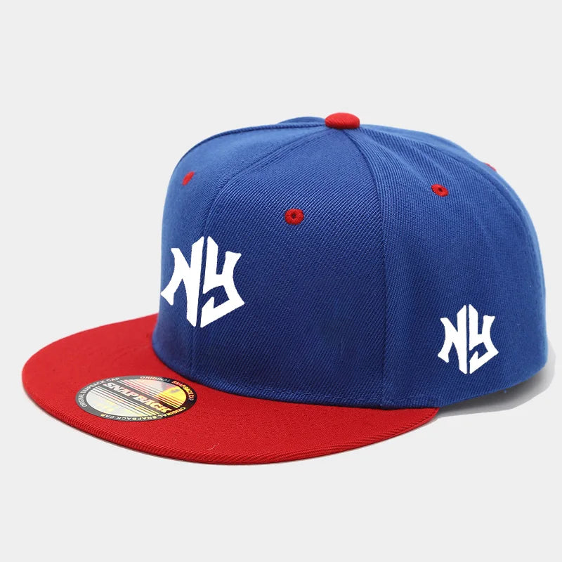 Unisex Color Block Snapback Baseball Cap