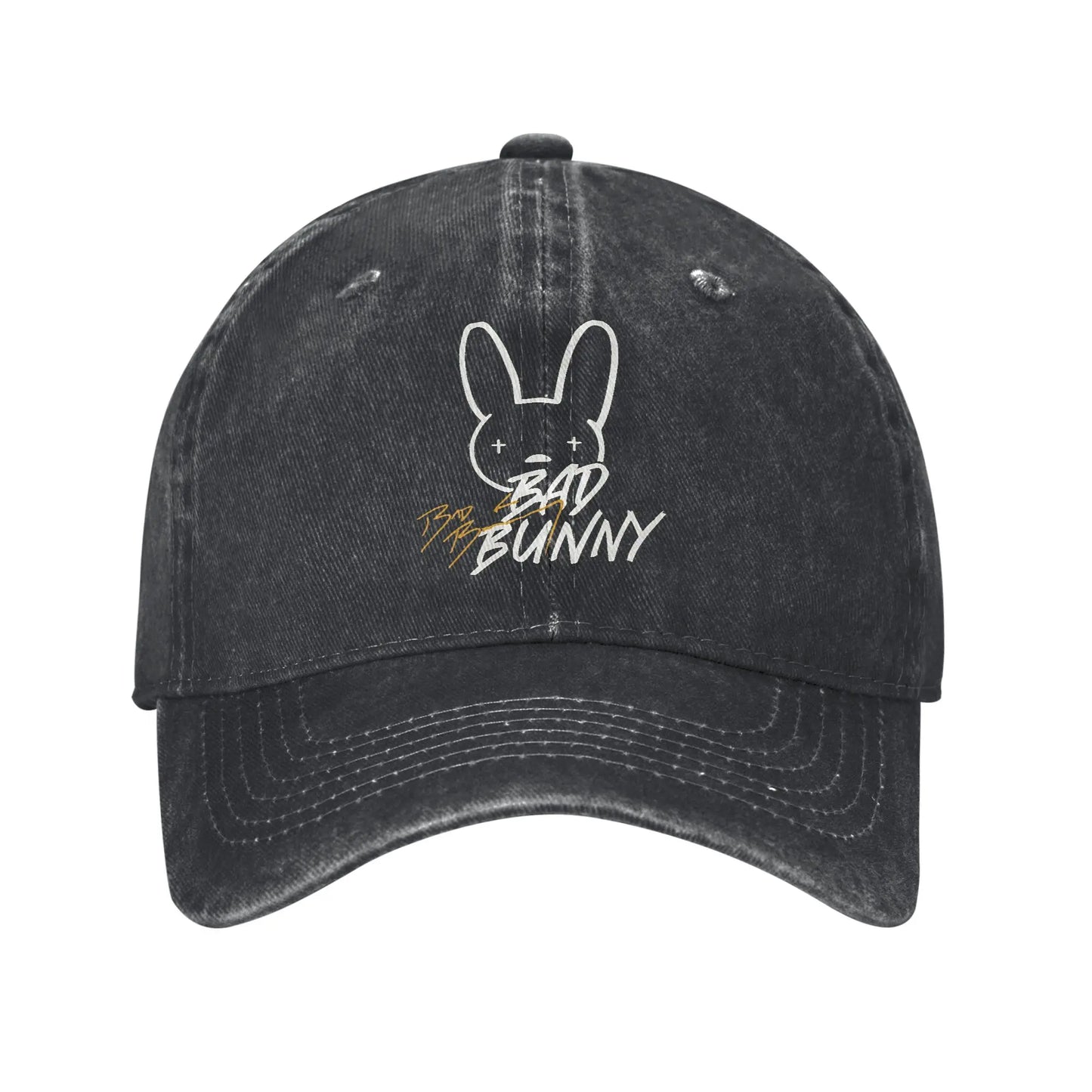 Bad Bunny Puerto Rican Flag Casual Snapback Baseball Cap
