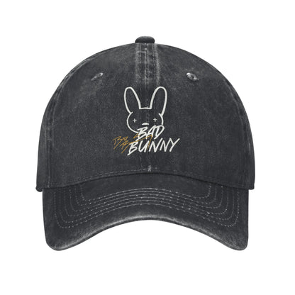 Bad Bunny Puerto Rican Flag Casual Snapback Baseball Cap