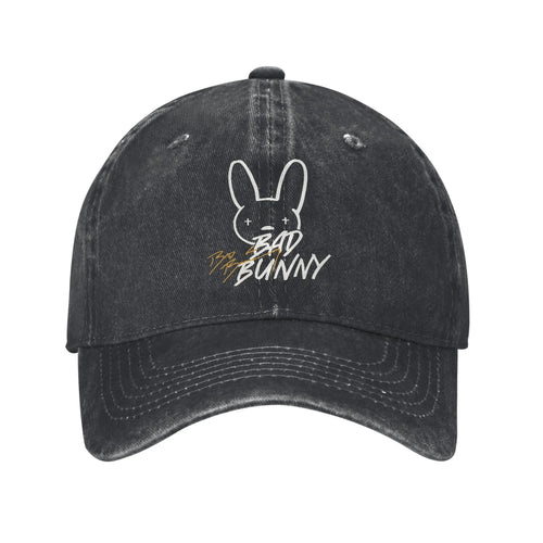 Bad Bunny Puerto Rican Flag Casual Snapback Baseball Cap