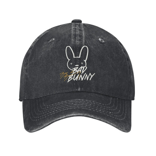 Bad Bunny Puerto Rican Flag Casual Snapback Baseball Cap