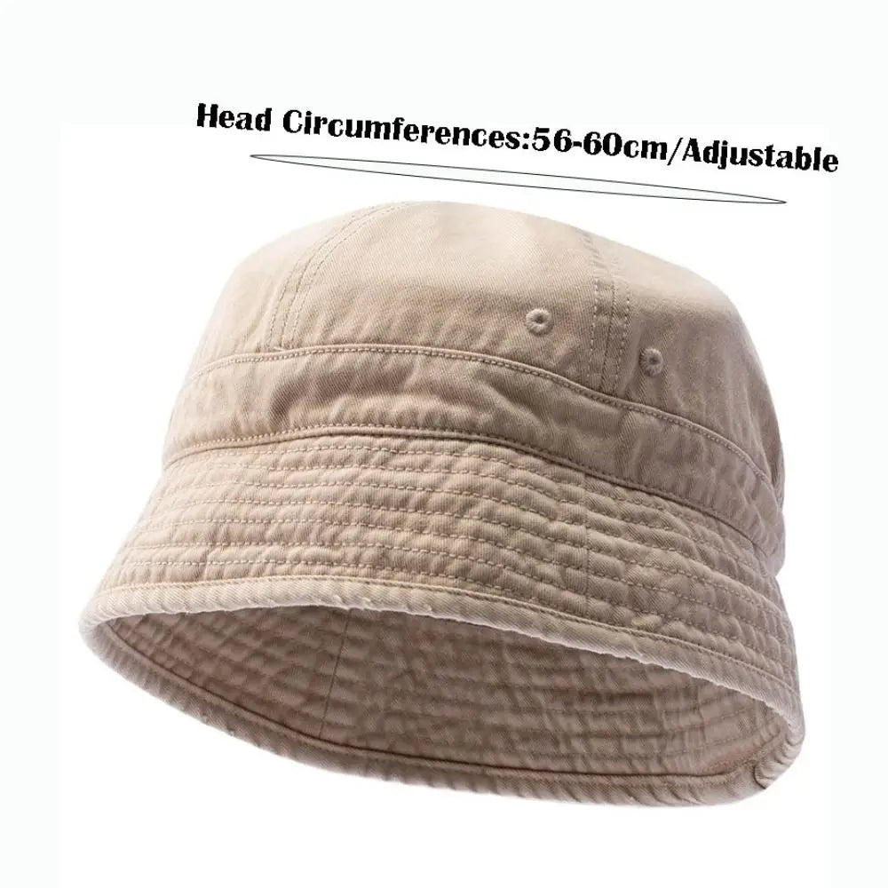 Casual Retro Japanese Style Short Brim Bucket Hat