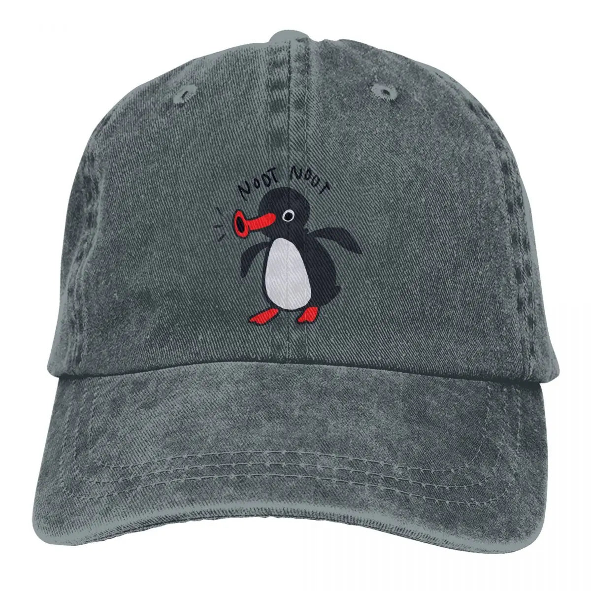 Noot Pingu Penguin Snapback Baseball Cap