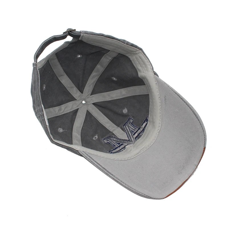 Unisex Vintage Cotton Adjustable Trucker Baseball Cap
