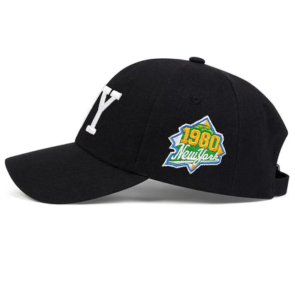 NY Letter Embroidery Baseball Cap