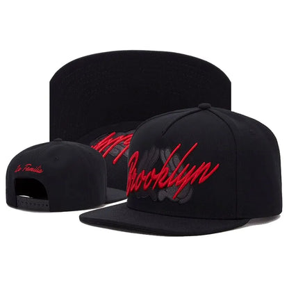 Unisex Letter Embroidery Sunshade Snapback Cap
