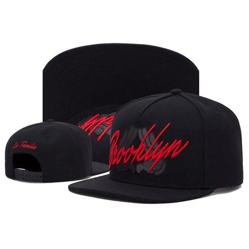 Unisex Letter Embroidery Sunshade Snapback Cap