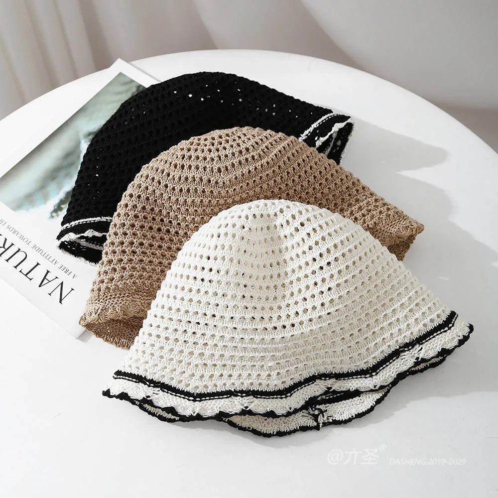 Women’s Short Brim Sunshade Bucket Hat