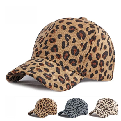 Unisex Leopard Print Baseball Cap