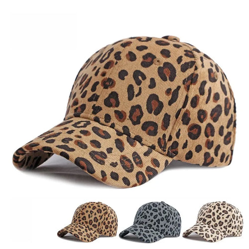 Unisex Leopard Print Baseball Cap
