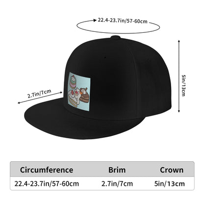 Cute Ebichu Cartoon Character Casual Snapback Cap