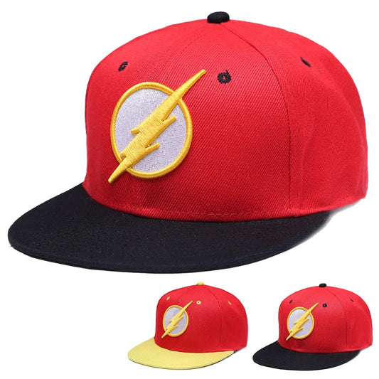 Unisex Lightning Embroidery Hip-hop Hats