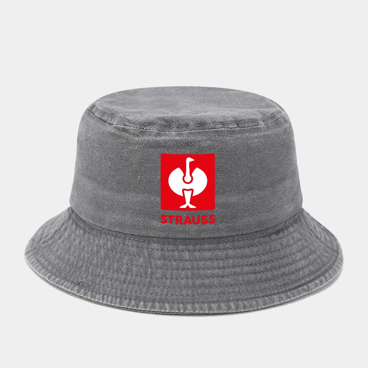 Printed Washed Retro Sunshade Fisherman Hat