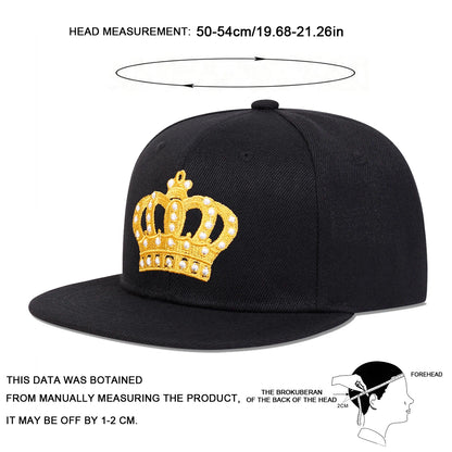 Children Crown Embroidery Baseball Caps