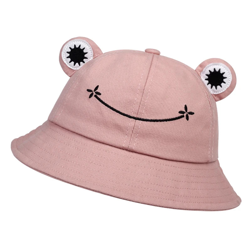 Unisex Cute Frog Style Personality Bucket Hats Fishermen Caps