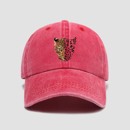 Leopard Print Adjustable Baseball Cap