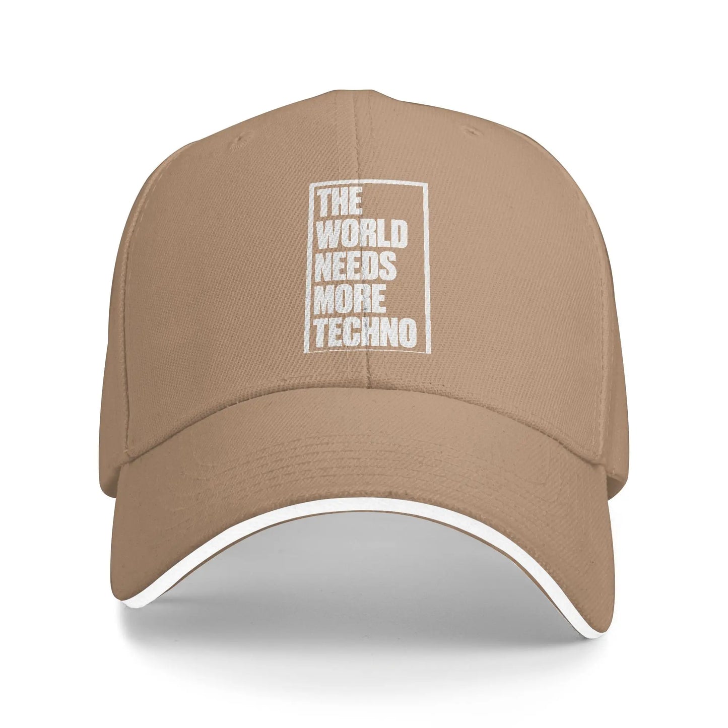 The World Needs More Techno Streetwear Baseball Cap