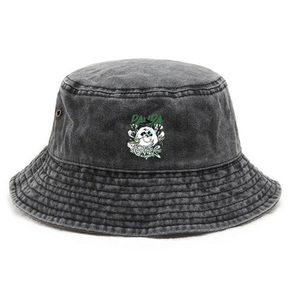 Unisex Graffiti Panda Vintage Bucket Hat