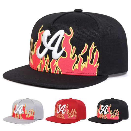 Unisex Dancing A Letter Embroidery Hip-hop Hats