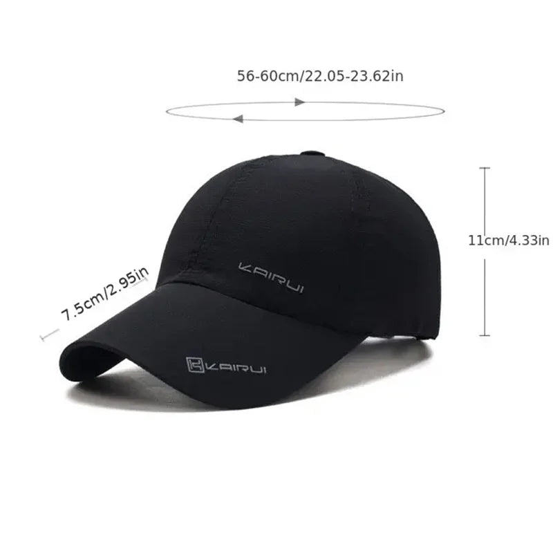 Unisex Quick Dry Sports Baseball Cap