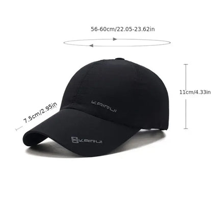 Unisex Quick Dry Sports Baseball Cap