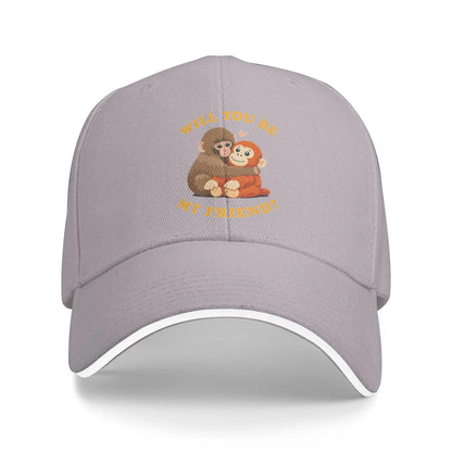 Baby Monkey Punch Friend Kpop Streetwear Baseball Cap