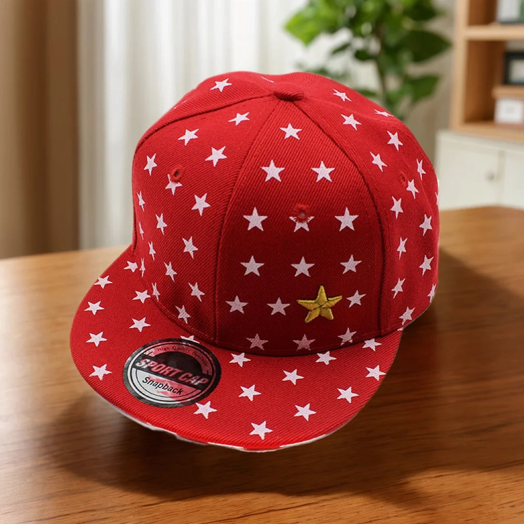 Kids Summer Ventilated Adjustable Snapback Cap