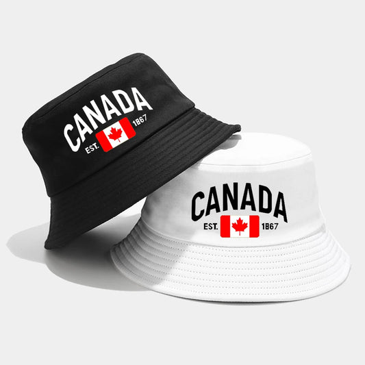 Canada Printed Bucket Hat Breathable