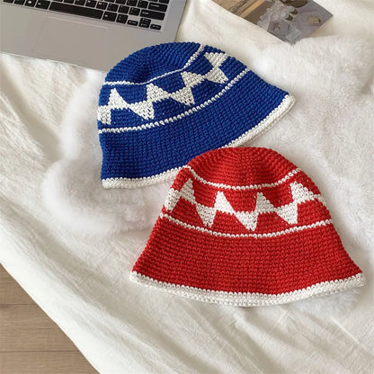 Sweet Handmade Crochet Triangle Sun Visor Bucket Hat