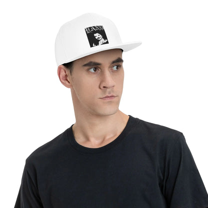 Yanni Black Metal Breathable Unisex Snapback Cap