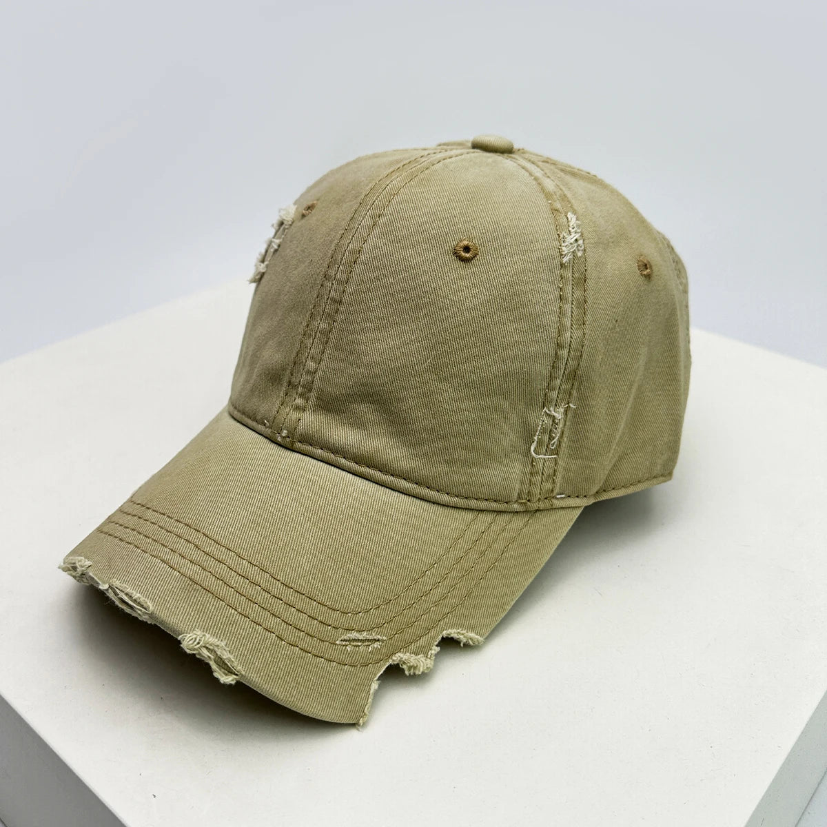 Unisex Notch Solid Baseball Cap