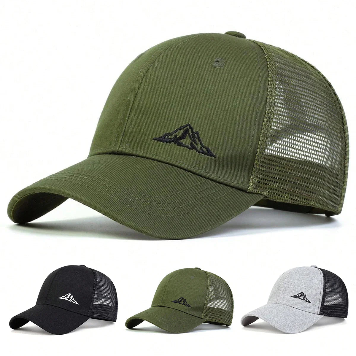 Spring Summer Outdoor Sunscreen Hat Adjustable Casual Trucker Hats
