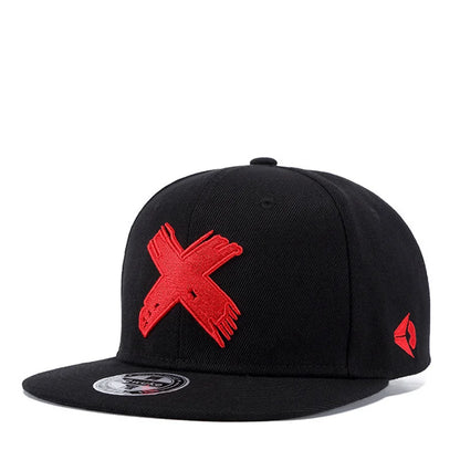 Unisex Simple Letter X Embroidery Hip-hop Hats