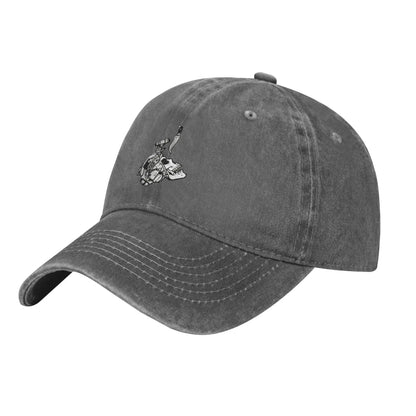 Fashion Forward Distressed Denim Adjustable Baseball Cap