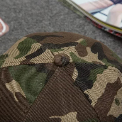 Fashion Camouflage Flat Brim Snapback Baseball Hat