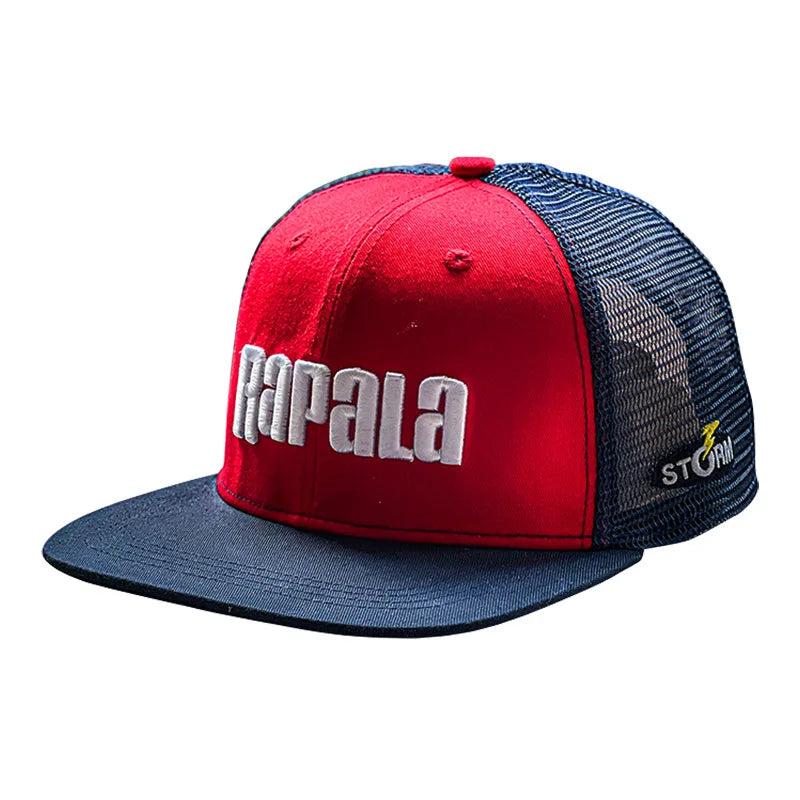 Vintage Mesh Embroidered Outdoor Fishing Cap