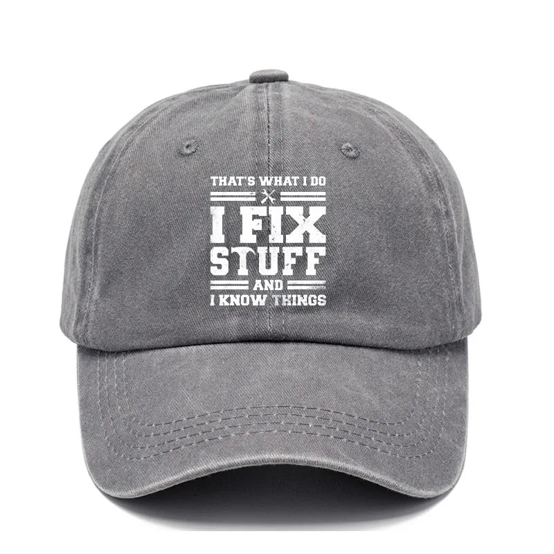 Washed Cotton Retro Dad Style Baseball Cap