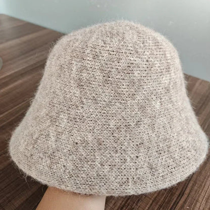 Retro Dome Wool Felt Bucket Hat