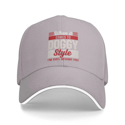 Funny Doggy Style Summer Trucker Baseball Cap
