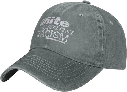 Unite Against Racism Cotton Distressed Baseball Cap