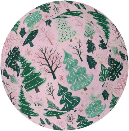 Summer Pink Green Xmas Tree Christmas Bucket Hat