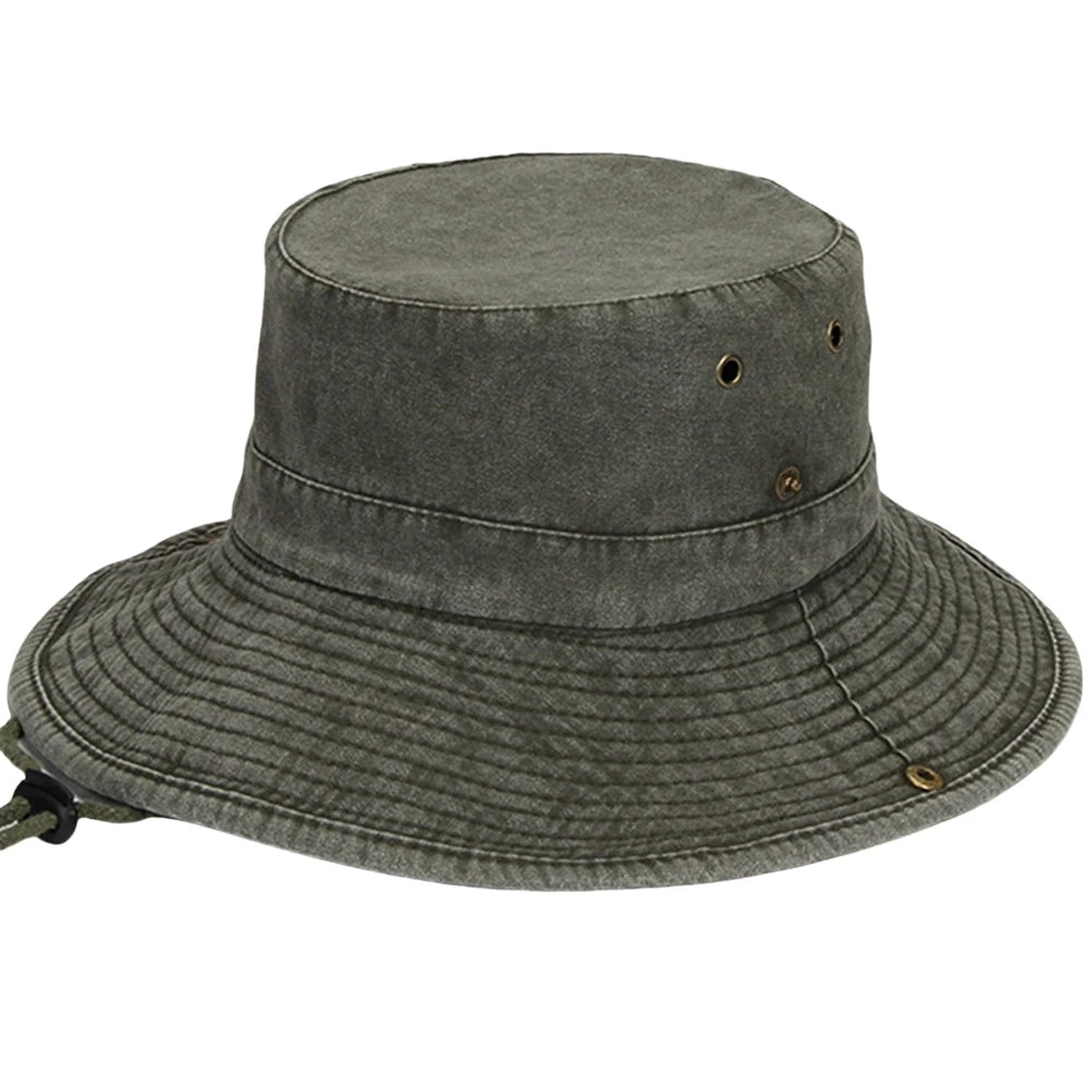 Oversize Outdoor Fishing Wide Brim Bucket Hat